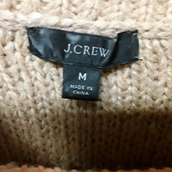 J. Crew Tan Knit Alpaca Blend Sweater - Picture 2 of 8